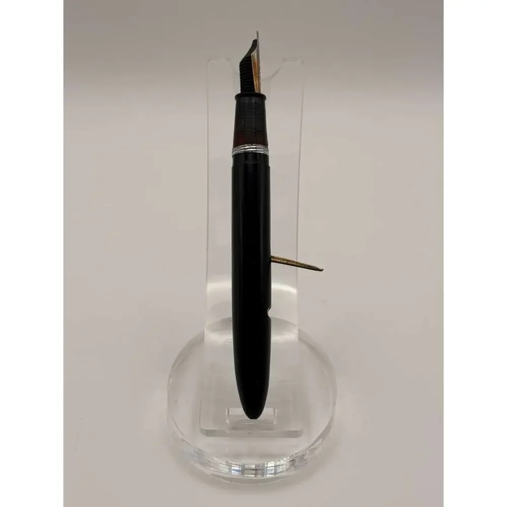 Vintage Sheaffer Balance 875 Fountain Pen 14K Gold Two Tone Nib Lever Fill As Is